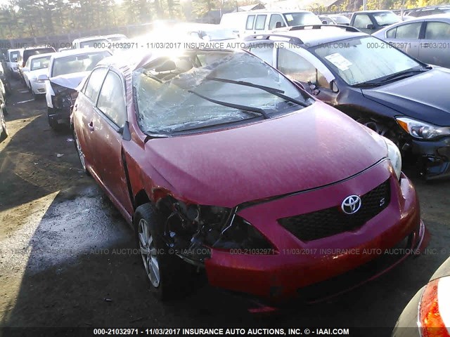 2T1BU4EE9AC471208 - 2010 TOYOTA COROLLA S/LE/XLE RED photo 1