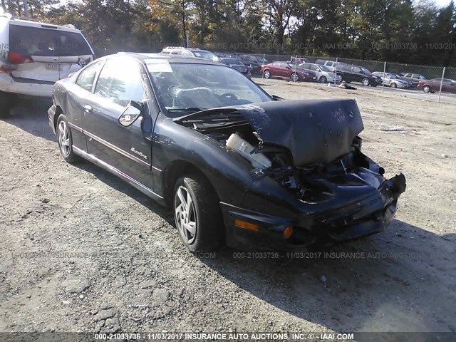 1G2JB1249Y7197598 - 2000 PONTIAC SUNFIRE SE BLACK photo 1