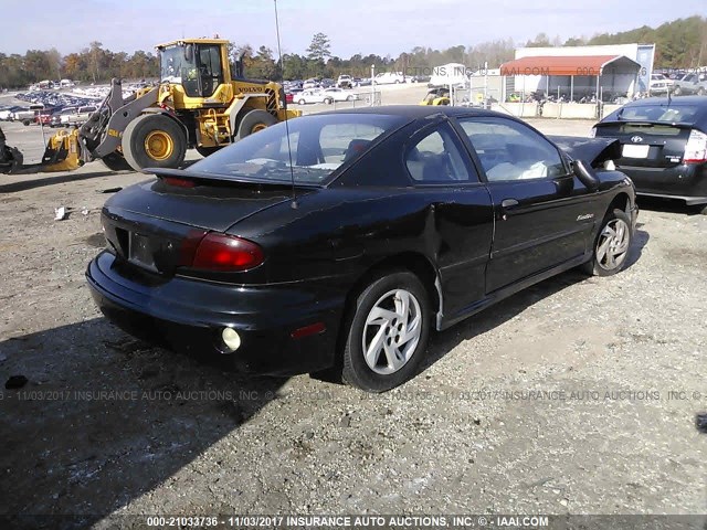 1G2JB1249Y7197598 - 2000 PONTIAC SUNFIRE SE BLACK photo 4