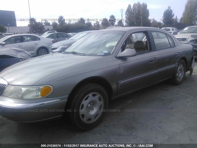 1LNHM97V1YY792617 - 2000 LINCOLN CONTINENTAL  GRAY photo 2