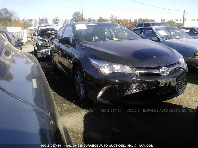 4T1BF1FK9FU077002 - 2015 TOYOTA CAMRY LE/XLE/SE/XSE BLACK photo 1