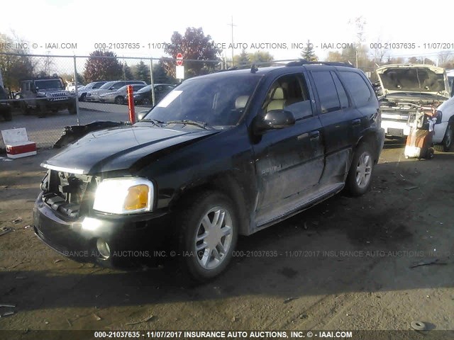 1GKET63M872120551 - 2007 GMC ENVOY DENALI BLACK photo 2