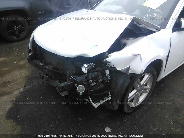 1C3CDZCBXCN194843 - 2012 DODGE AVENGER SXT WHITE photo 6