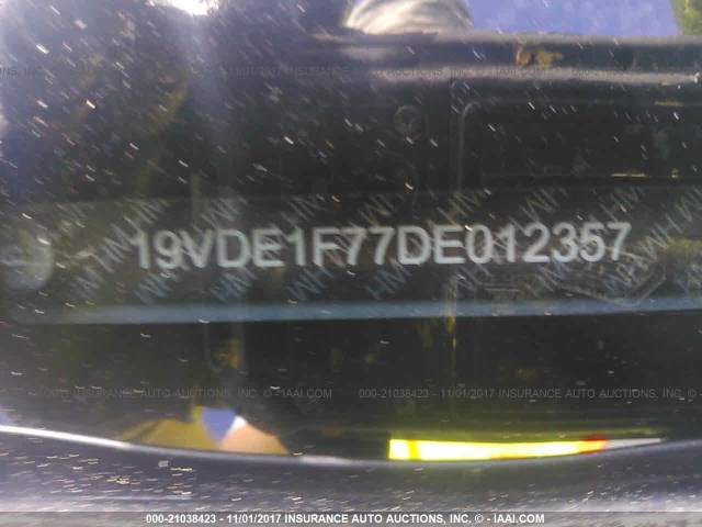 19VDE1F77DE012357 - 2013 ACURA ILX 20 TECH SILVER photo 9