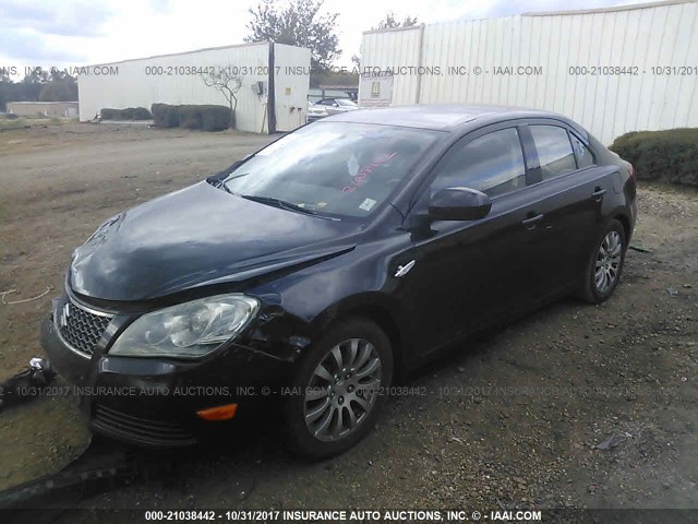 JS2RE9A30A6100545 - 2010 SUZUKI KIZASHI SE BLACK photo 2