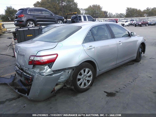 4T4BE46K69R115381 - 2009 TOYOTA CAMRY SE/LE/XLE SILVER photo 4