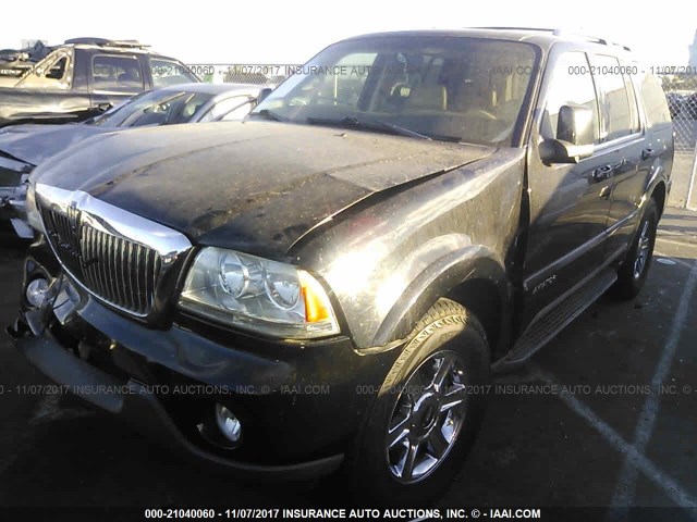 5LMEU88HX5ZJ29040 - 2005 LINCOLN AVIATOR 黑色 照片 2