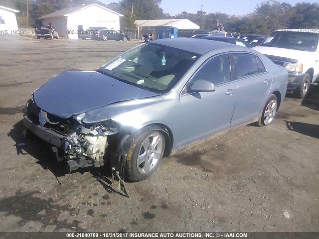 1G1ZH57B29F130997 - 2009 CHEVROLET MALIBU 1LT 银色 照片 2