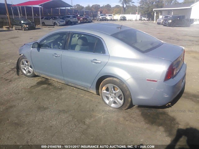 1G1ZH57B29F130997 - 2009 CHEVROLET MALIBU 1LT 银色 照片 3
