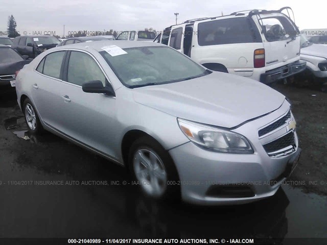 1G11A5SA1DF227813 - 2013 CHEVROLET MALIBU LS ვერცხლისფერი ფოტო 1