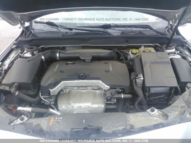 1G11A5SA1DF227813 - 2013 CHEVROLET MALIBU LS ვერცხლისფერი ფოტო 10