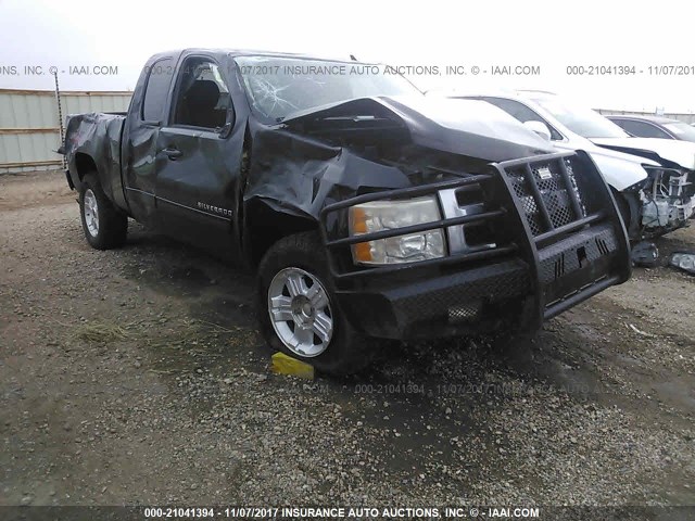 1GCSKSE38AZ267191 - 2010 CHEVROLET SILVERADO K1500 LT BLACK photo 6