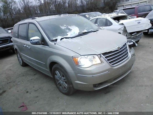 2A8HR64X98R647056 - 2008 CHRYSLER TOWN & COUNTRY LIMITED BEIGE photo 1