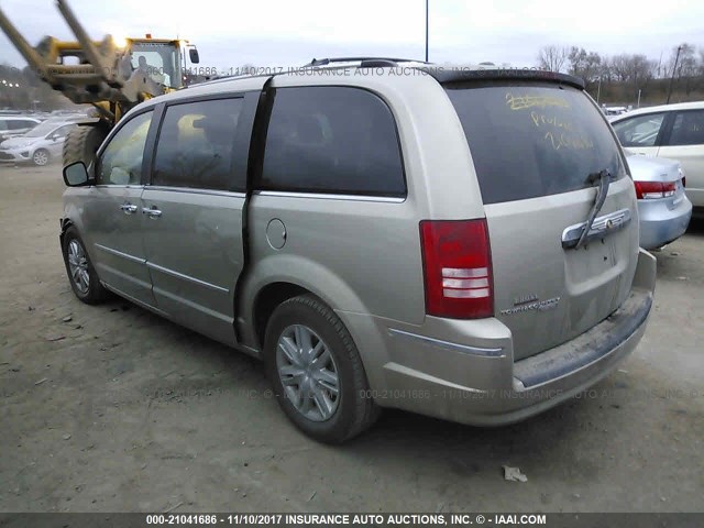 2A8HR64X98R647056 - 2008 CHRYSLER TOWN & COUNTRY LIMITED BEIGE photo 3
