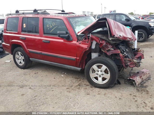 1J8HH48K16C349208 - 2006 JEEP COMMANDER 红色 照片 1