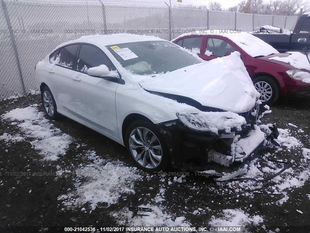 1C3CCCDG6GN114700 - 2016 CHRYSLER 200 S WHITE photo 1