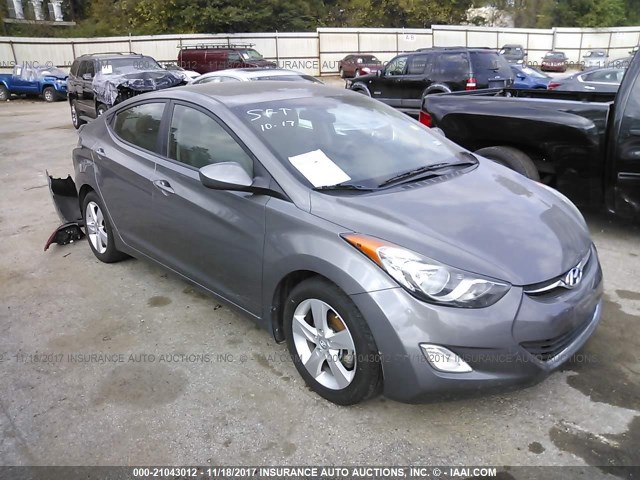 5NPDH4AE7DH300963 - 2013 HYUNDAI ELANTRA GLS/LIMITED GRAY photo 1