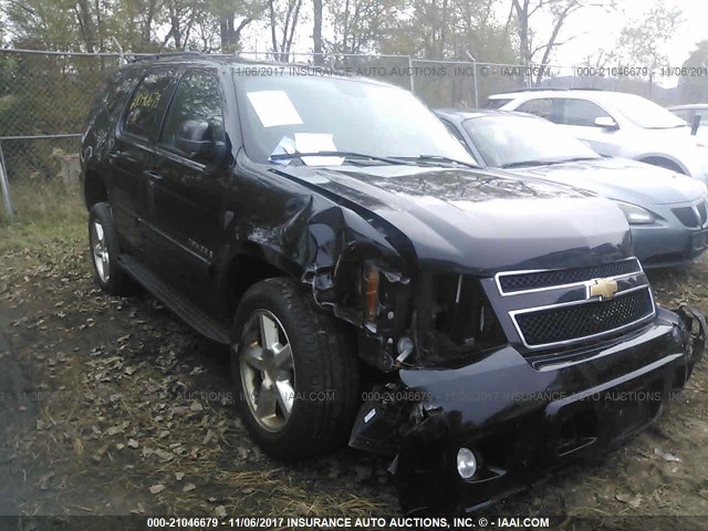 1GNFK13078R111553 - 2008 CHEVROLET TAHOE K1500 BLACK photo 1