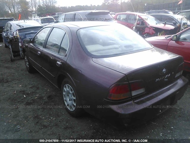 JN1CA21D5XM417112 - 1999 NISSAN MAXIMA GLE/GXE/SE MAROON photo 3