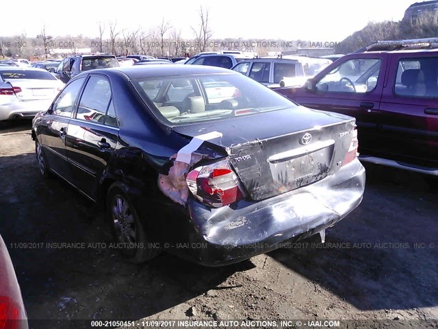JTDBF32K340153338 - 2004 TOYOTA CAMRY LE/XLE Սև լուսանկար 3