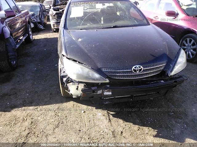 JTDBF32K340153338 - 2004 TOYOTA CAMRY LE/XLE Սև լուսանկար 6
