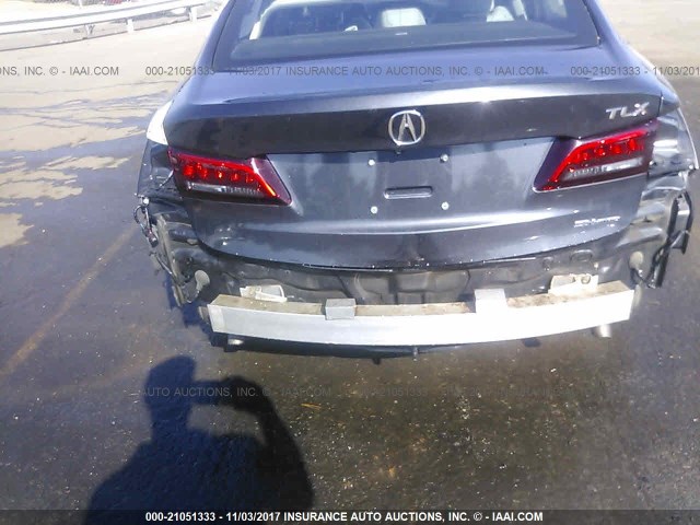 19UUB3F52FA002269 - 2015 ACURA TLX TECH GRAY photo 6