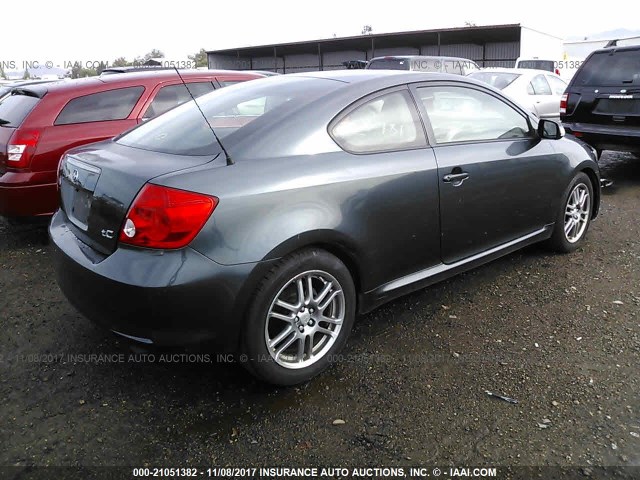 JTKDE167570156759 - 2007 TOYOTA SCION TC 灰色 照片 4