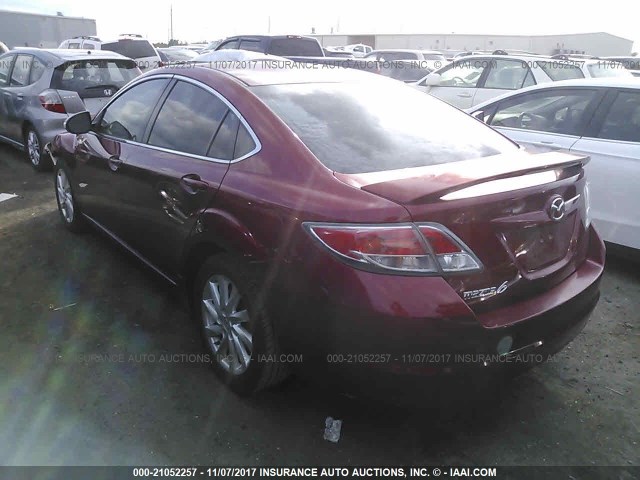 1YVHZ8CH2B5M15765 - 2011 MAZDA 6 I Կարմիր լուսանկար 3