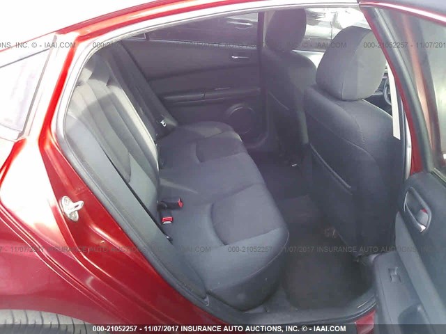 1YVHZ8CH2B5M15765 - 2011 MAZDA 6 I RED photo 8