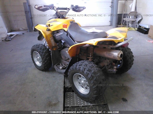 2BVHGCH168V001975 - 2008 CAN-AM RENEGADE 800 YELLOW photo 3