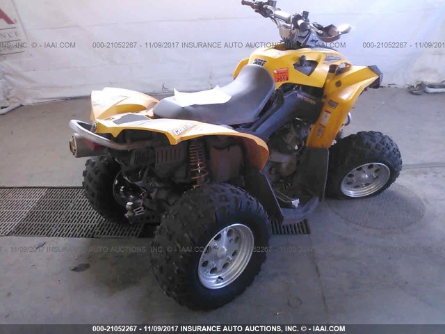 2BVHGCH168V001975 - 2008 CAN-AM RENEGADE 800 YELLOW photo 4