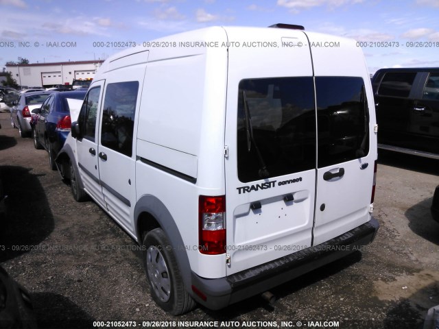 NM0LS6AN9BT058353 - 2011 FORD TRANSIT CONNECT XL WHITE photo 3