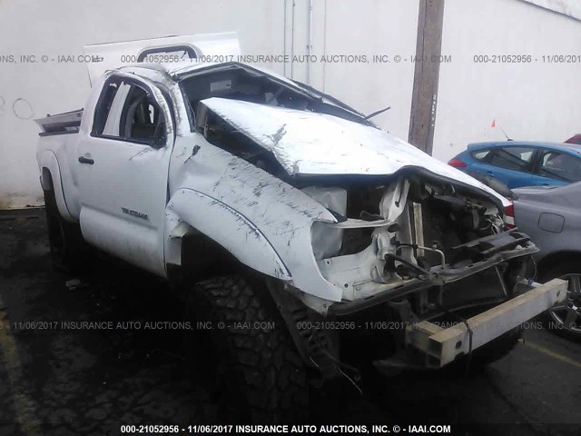 5TEUX42N07Z357573 - 2007 TOYOTA TACOMA ACCESS CAB Weiß Foto 1