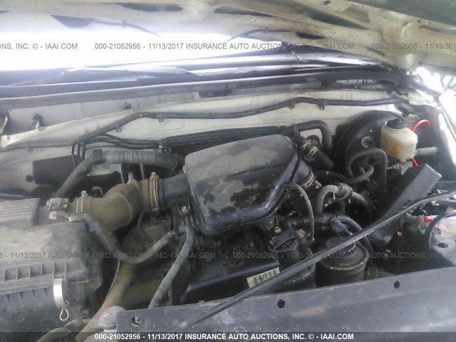 5TEUX42N07Z357573 - 2007 TOYOTA TACOMA ACCESS CAB Weiß Foto 10