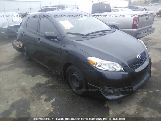 2T1KU4EE3AC280349 - 2010 TOYOTA COROLLA MATRIX  BLACK photo 1