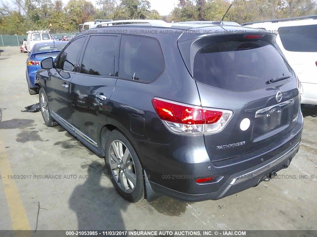5N1AR2MN9EC630659 - 2014 NISSAN PATHFINDER S/SV/SL/PLATINUM 灰色 照片 3