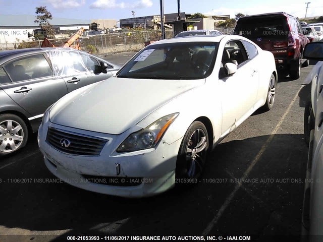 JNKCV64E28M101650 - 2008 INFINITI G37 JOURNEY/SPORT WHITE photo 2