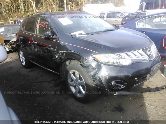 JN8AZ18W99W122833 - 2009 NISSAN MURANO S/SL/LE BLACK photo 1