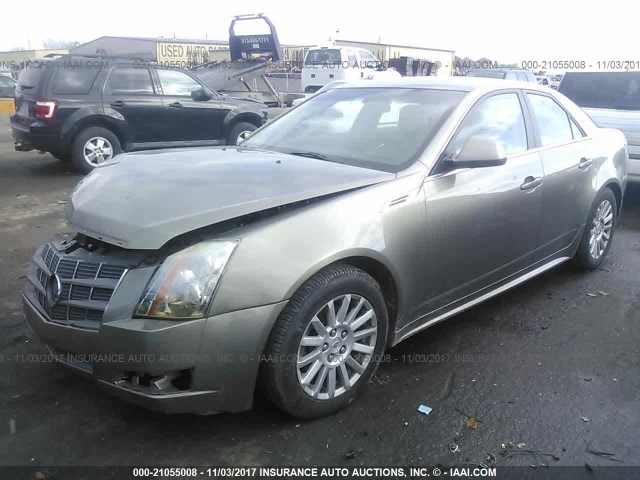 1G6DG5EG4A0147300 - 2010 CADILLAC CTS LUXURY COLLECTION TAN photo 2