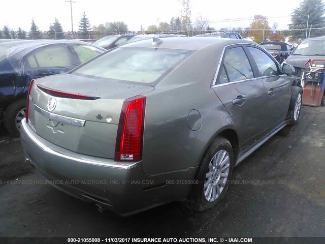 1G6DG5EG4A0147300 - 2010 CADILLAC CTS LUXURY COLLECTION TAN photo 4