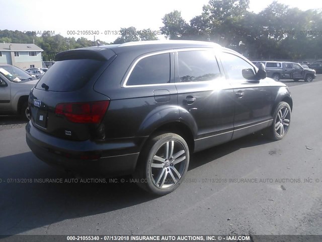 WA1BY74L97D063903 - 2007 AUDI Q7 3.6 QUATTRO PREMIUM BLACK photo 4