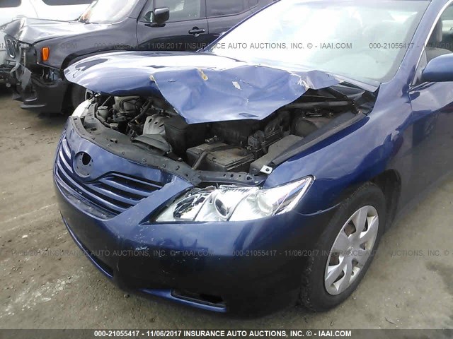 4T1BE46K57U009706 - 2007 TOYOTA CAMRY NEW GENERAT CE/LE/XLE/SE Dark Blue photo 6