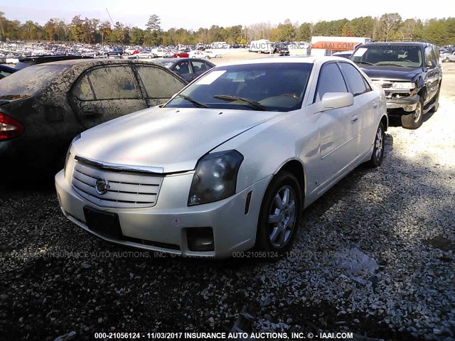 1G6DP577460176347 - 2006 CADILLAC CTS HI FEATURE V6 WHITE photo 2