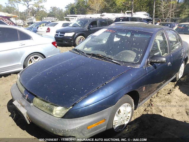 1G8ZH5286XZ329785 - 1999 SATURN SL1 BLUE photo 2