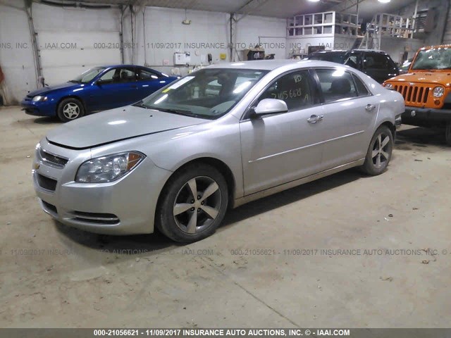 1G1ZC5E04CF148442 - 2012 CHEVROLET MALIBU 1LT 银色 照片 2