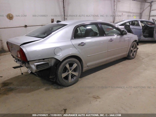 1G1ZC5E04CF148442 - 2012 CHEVROLET MALIBU 1LT 银色 照片 4