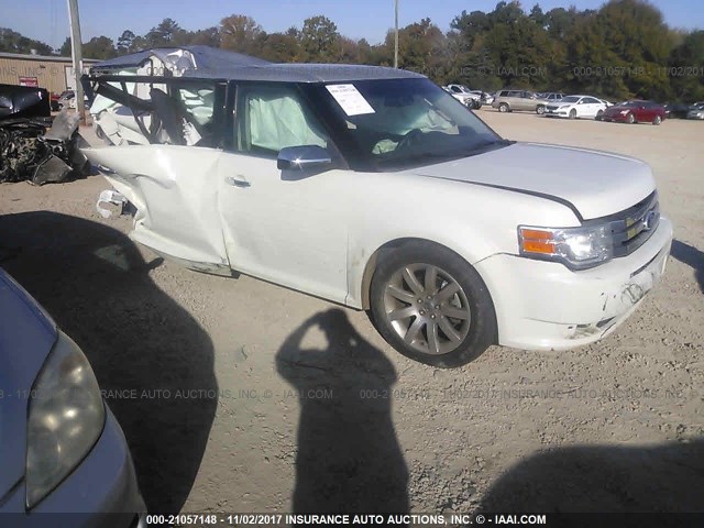 2FMGK5DC0BBD35489 - 2011 FORD FLEX LIMITED WHITE photo 1