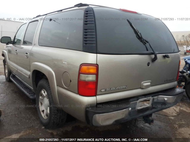 3GNEC16T9YG128790 - 2000 CHEVROLET SUBURBAN C1500 BEIGE photo 3