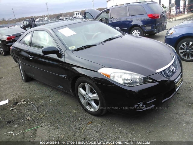 4T1CA30P28U137966 - 2008 TOYOTA CAMRY SOLARA SE/SLE/SPORT BLACK photo 1