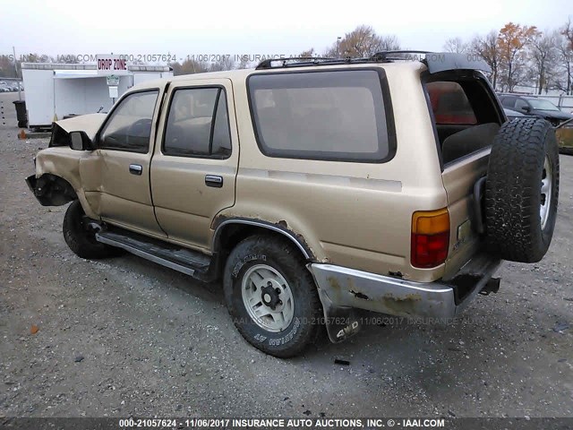 JT3VN39W4M0061300 - 1991 TOYOTA 4RUNNER VN39 SR5 GOLD photo 3